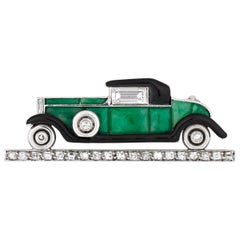 Cartier Art Deco Automobile Brooch