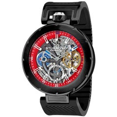 Stührling Black Red Emperor VT 324.335664 Watch