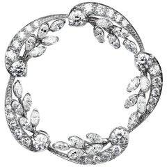 Oscar Heyman Bros, Diamond Wreath Pin