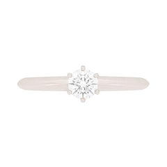 Tiffany & Co. 0.26 Carat Round Brilliant Cut Diamond Engagement Ring