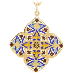 Chaumet Gold Enhancer Pendant Necklace