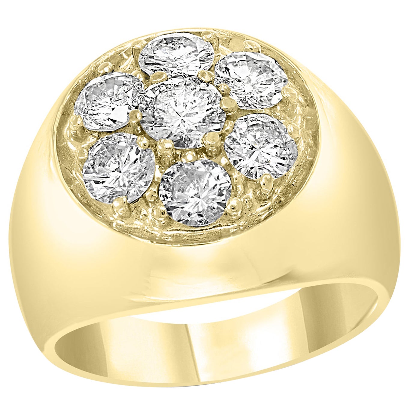Gold Puzzle Ring, Men