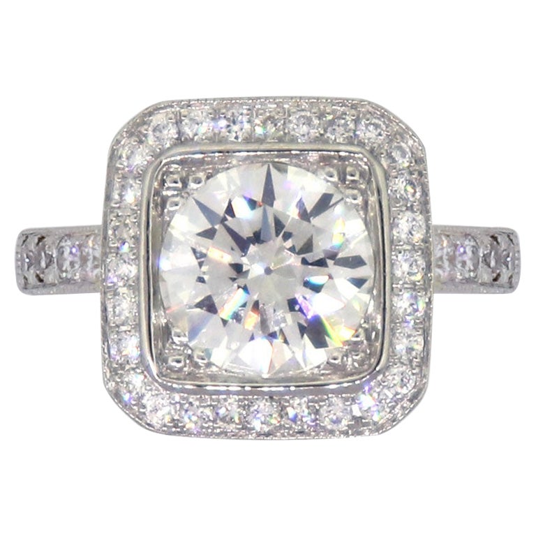5.01 ct Brilliant Diamond Engagement Ring at 1stDibs