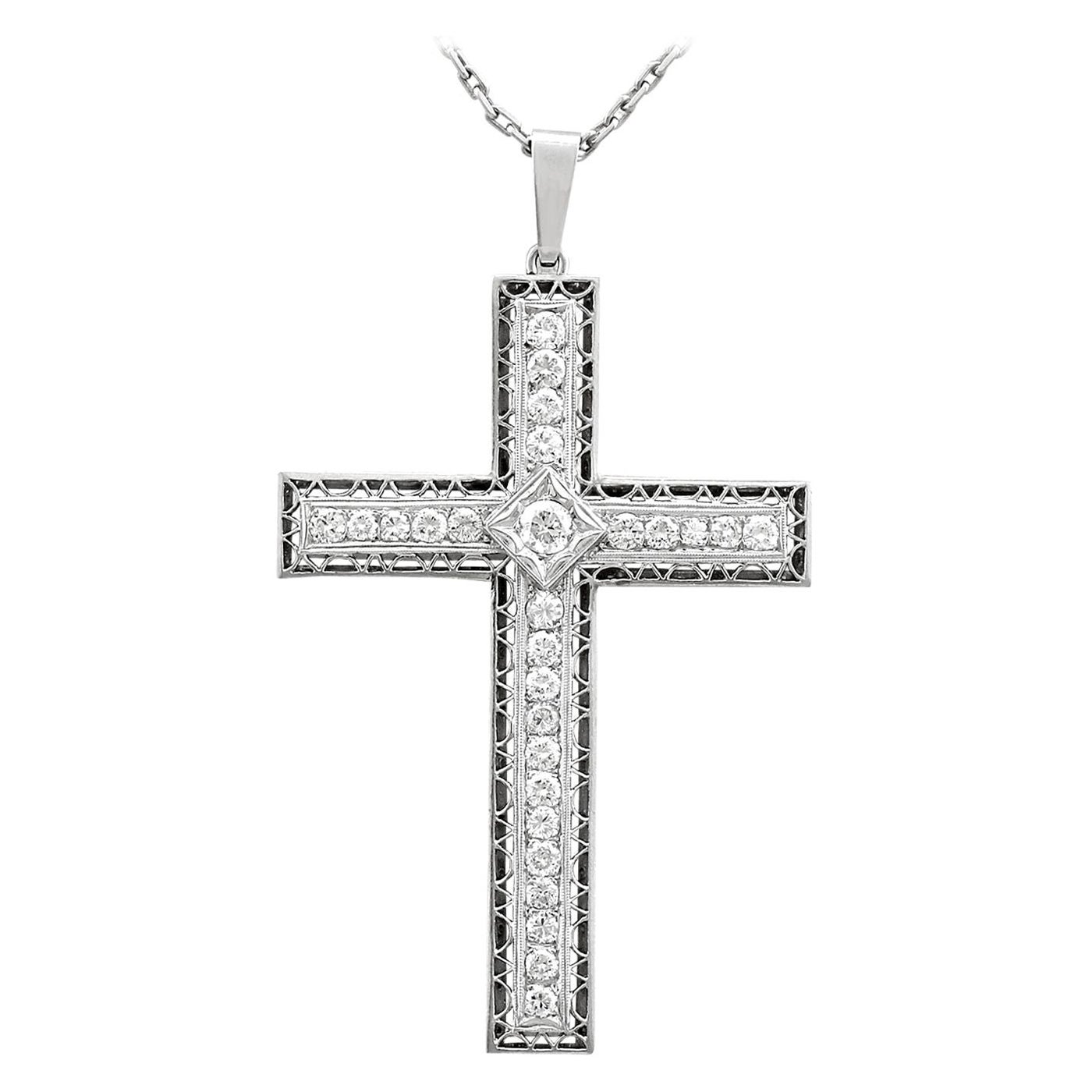 Antique 2.07 Carat Diamond and Platinum 