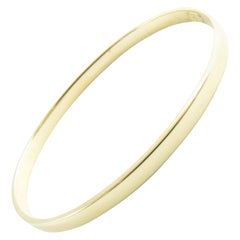 Tiffany & Co. 18 Karat Yellow Gold Oval Bangle Bracelet