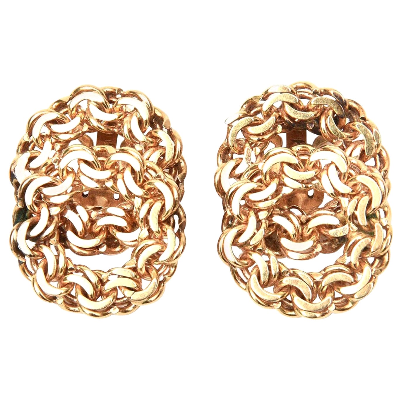 1950s Clip-on Earrings - 414 For Sale at 1stDibs
