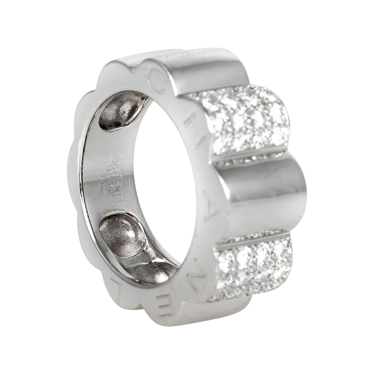 Chanel Diamond Ruban Ring at 1stDibs