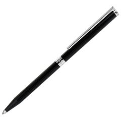 S.T. Dupont Classique Black and Palladium Ballpoint Pen