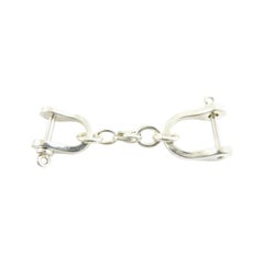 Tiffany & Co Sterling Silver Double Horse Bit Horse Shoe Key Ring