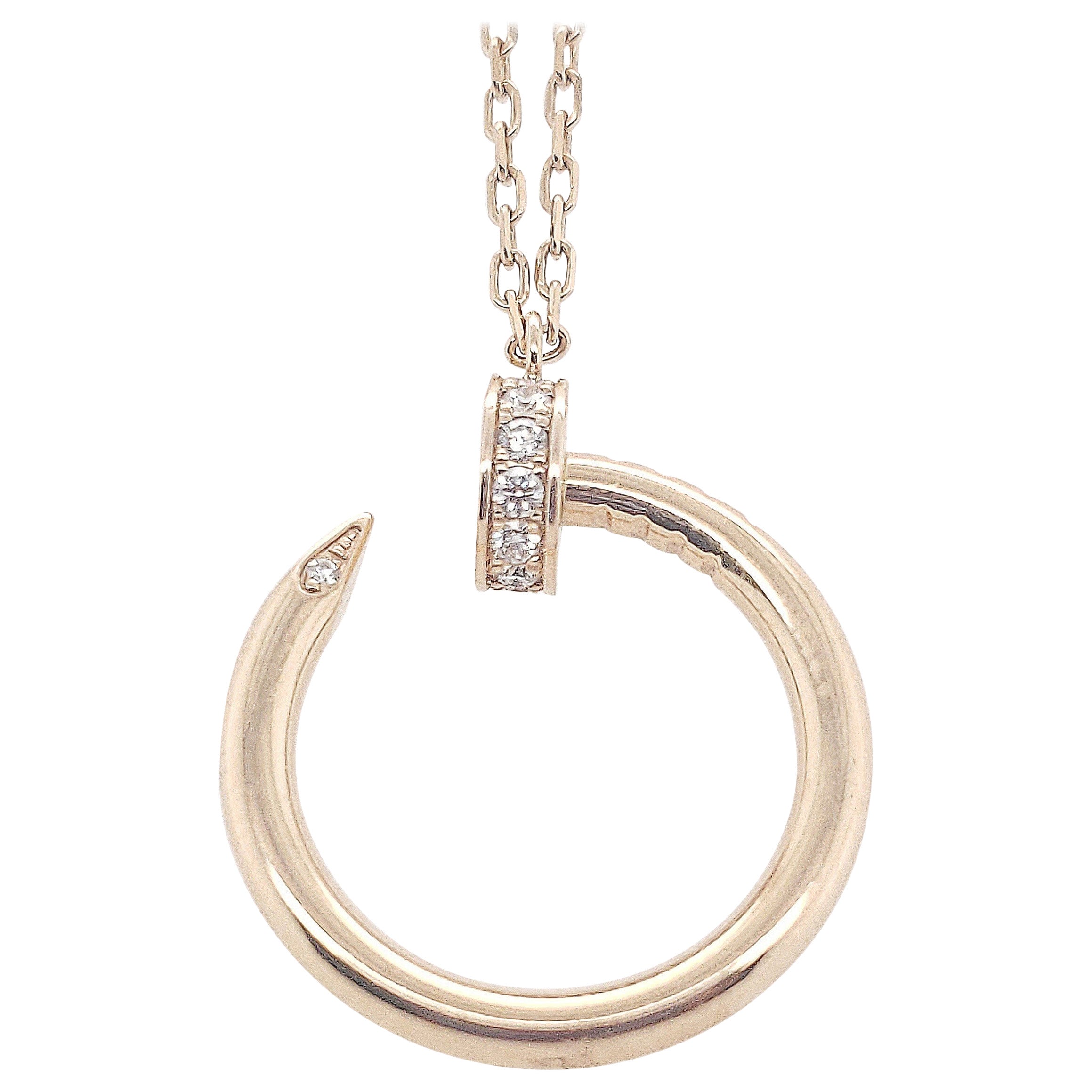 Nail cartier necklace Clearance