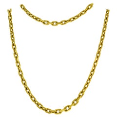 Cartier Yellow Gold Chain Necklace, 1970s