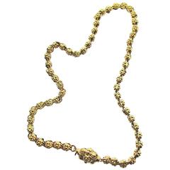 1840s Early Victorian Gold Necklace