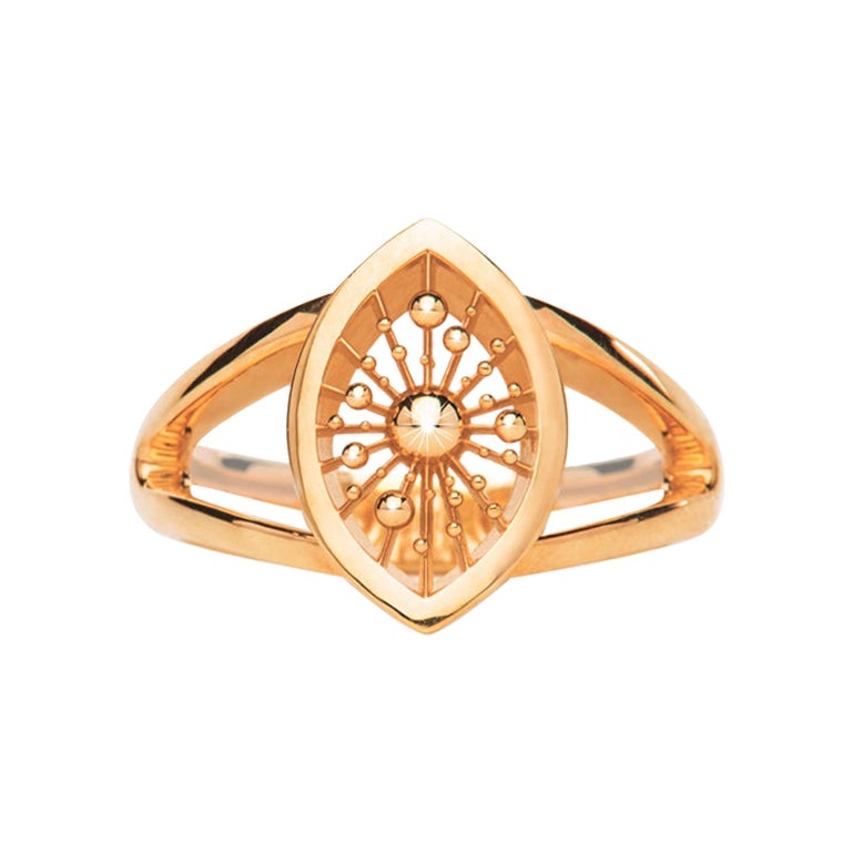 9 Karat Rose Gold Soleil Cocktail Ring Natalie Barney For At 9 Karat Rose Gold Soleil Cocktail Ring
