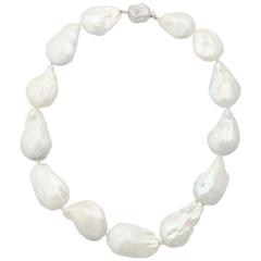 necklace baroque pearl extra freshwater pearls fresh water