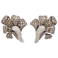 Diamond Orchid Earrings 9