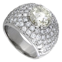 LB Exclusive Platinum and 10.36 ct Diamond Ring