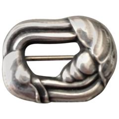 Georg Jensen Sterling Silver Small Brooch No. 32