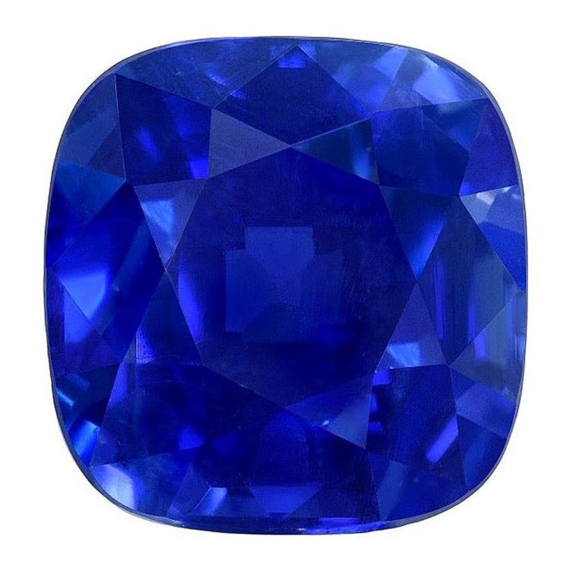 Kashmir Sapphire Ring Gem 3 Carat Unheated Unmounted Loose Gemstone For Sale