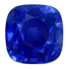 Kashmir Sapphire Ring Gem 3 Carat Unheated Unmounted Loose Gemstone
