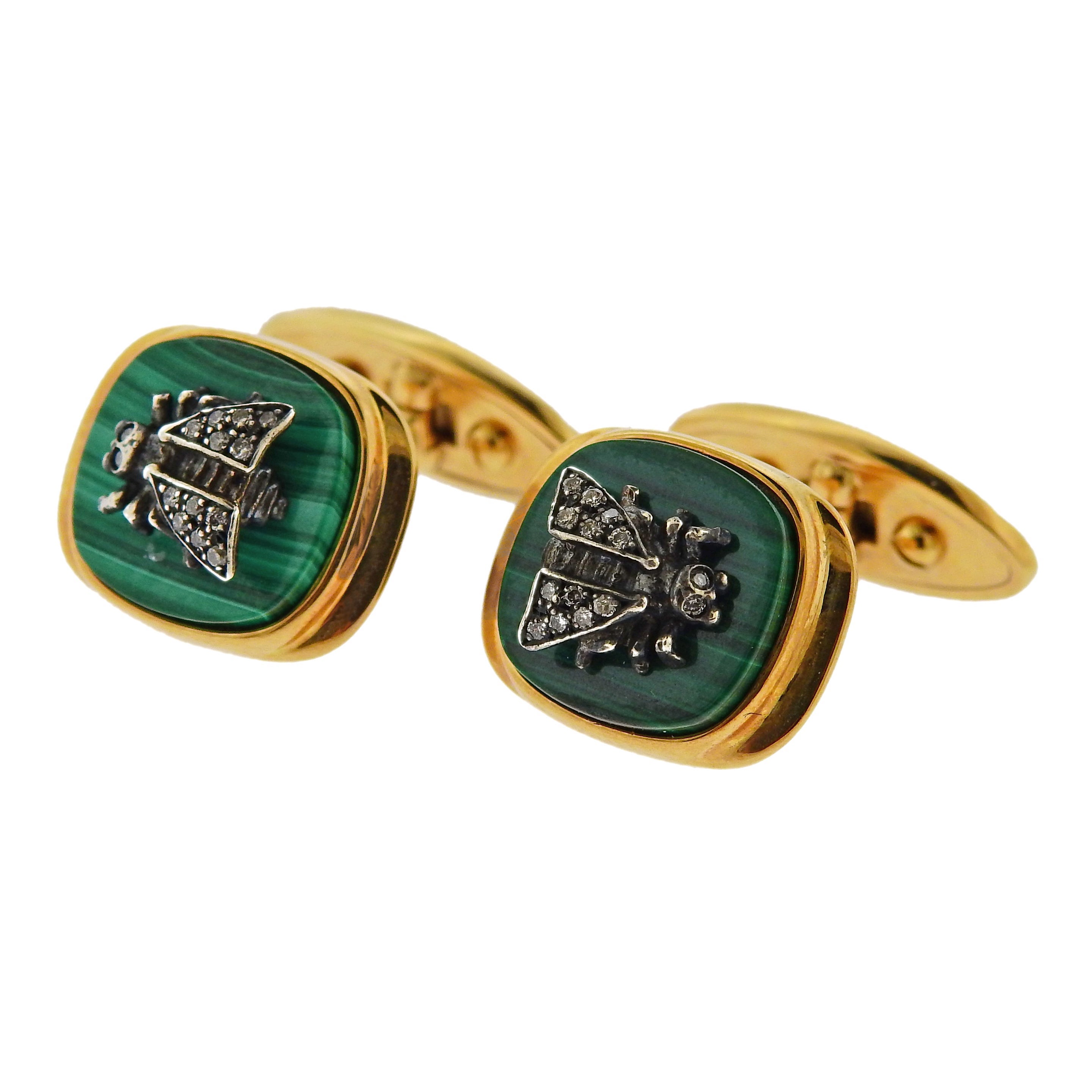 Gucci Gold Cufflinks For Sale at 1stDibs