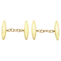 1910s Antique Cufflinks in Yellow Gold