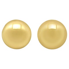 Yellow Gold Stud Earrings, 1993