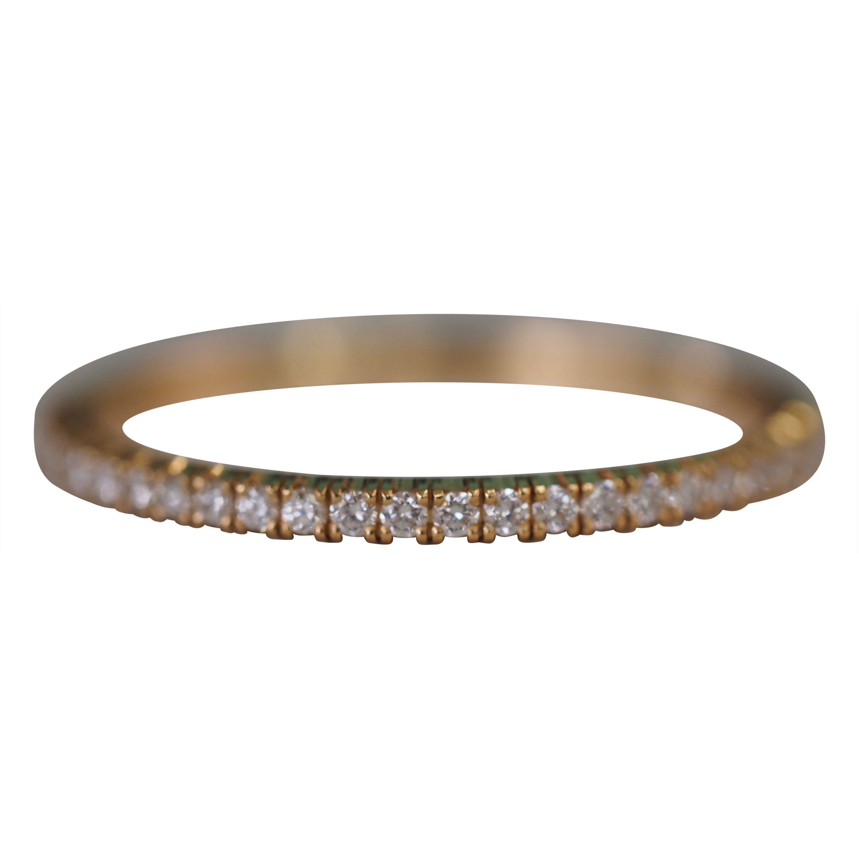Cartier French 1.50 Carats Pavé Diamond Eternity Band at 1stDibs