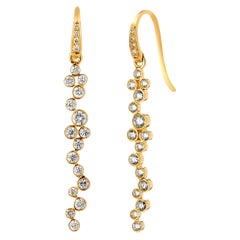 Syna Yellow Gold Bubbles Earrings