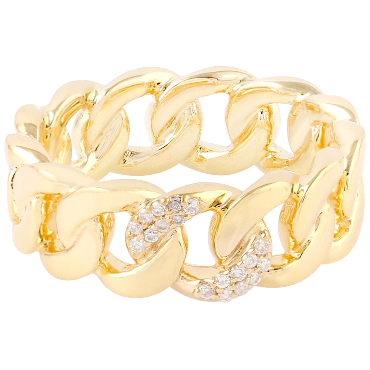 Diamond 18 Karat Gold Ring For Sale at 1stDibs