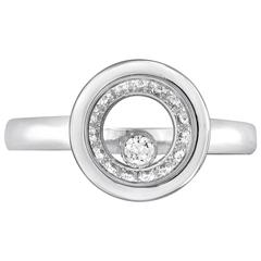Chopard "Happy Diamonds" Collection 0.32 Carats Diamond Gold Ring 2