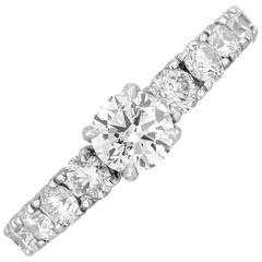 Jacob & Co. 1.45 Carat Diamond Gold Engagement Ring 11