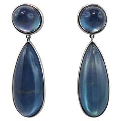 Jona Lapis Lazuli Quartz Gold Drop Earrings 9