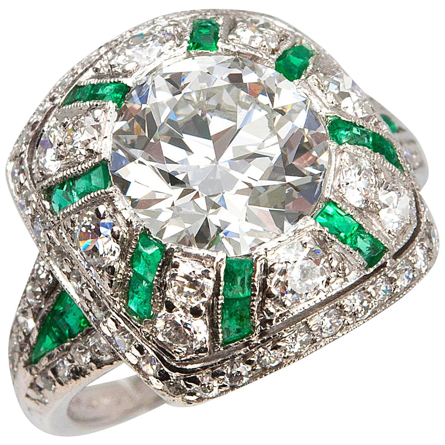 tiffany & co emerald engagement ring