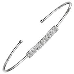 Diamond Gold Bangle Bracelet