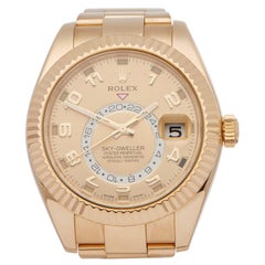 Rolex Sky-Dweller  326938 Men's Yellow Gold  Watch