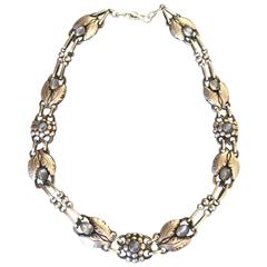 Georg Jensen 830 Moonstone Silver Necklace No. 1