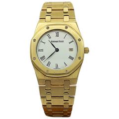 Audemars Piguet Yellow Gold Royal Oak Quartz Wristwatch Ref 83664