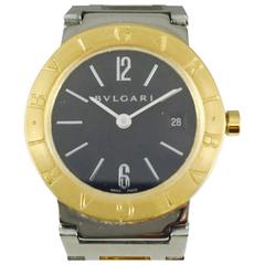 Bulgari Yellow Gold Stainless Steel Quartz Wristwatch 