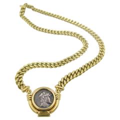 Vintage BULGARI Ancient Coin Necklace.