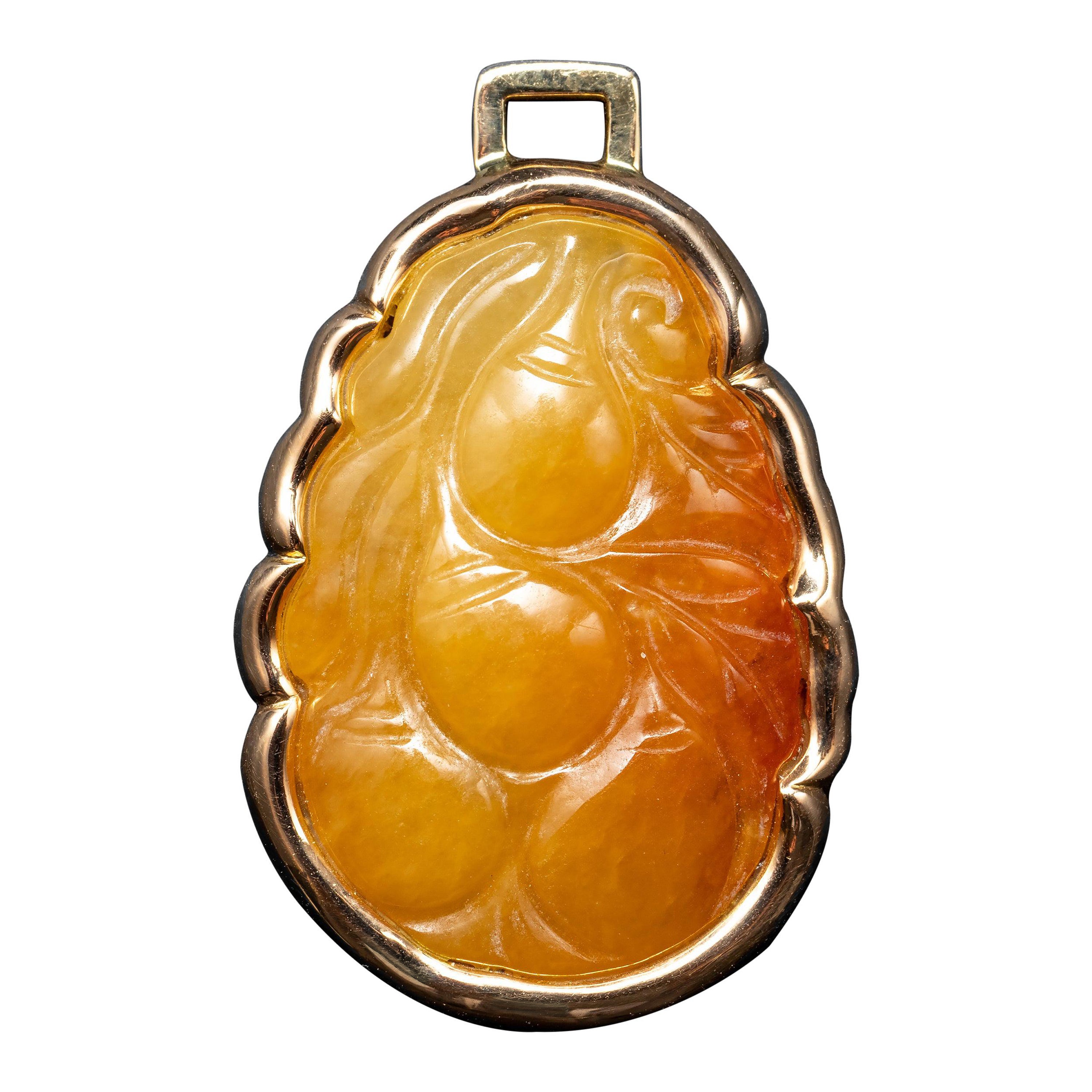 What does orange jade symbolize?