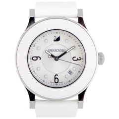Swarovski Octea Classica White Rubber Watch 5099356