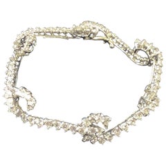 Angela Cummings Platinum and Diamond Bracelet