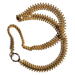 Victorian 15 Carat Gold Collar Necklace
