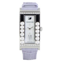 Swarovski Lovely Crystals Square White Watch 5096684