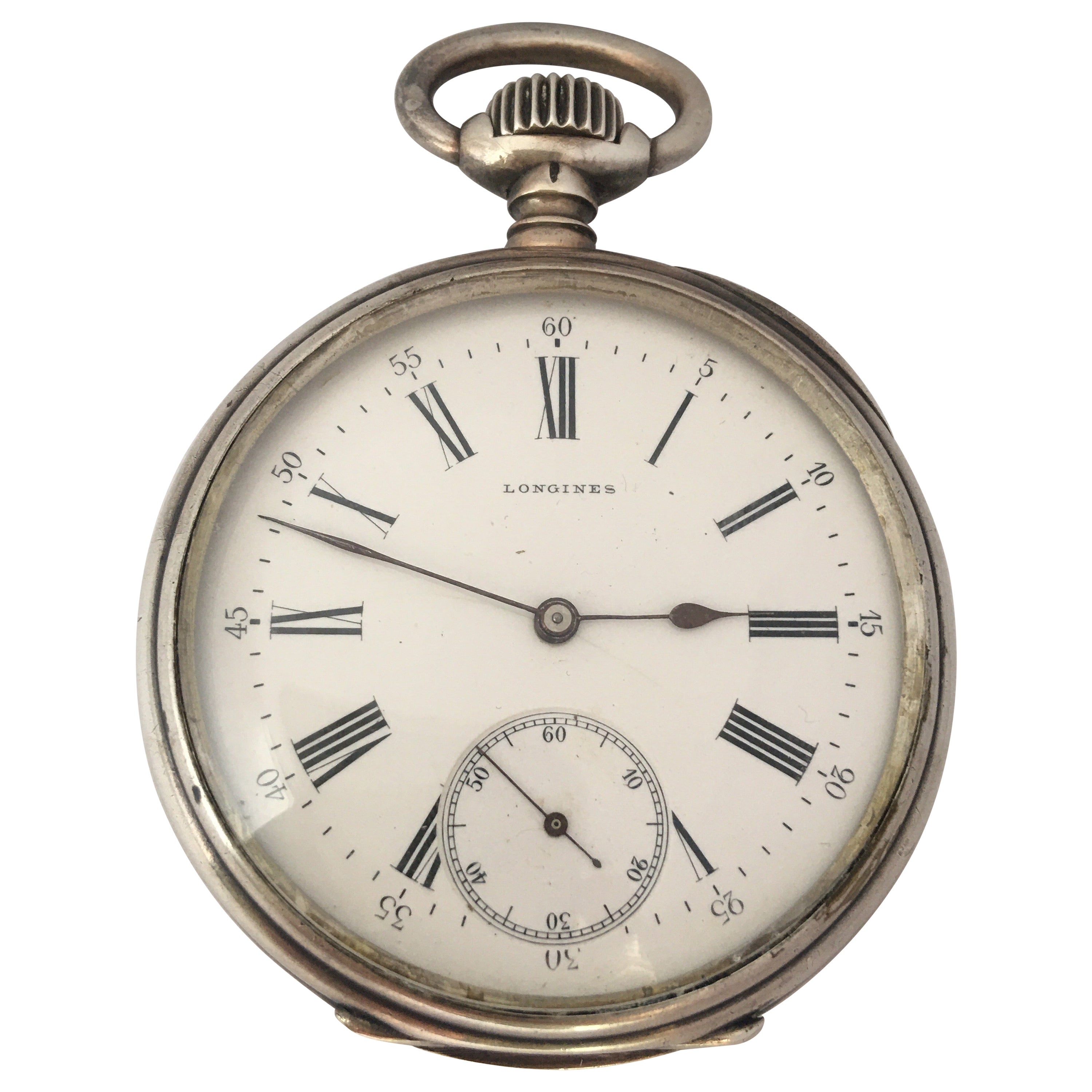 Antique WW1 Pocket Watch, H. Williamson Ltd London 11438F at 1stDibs
