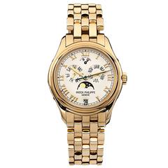 Patek Philippe Yellow Gold Annual Calendar Automatic Wristwatch Ref 5036