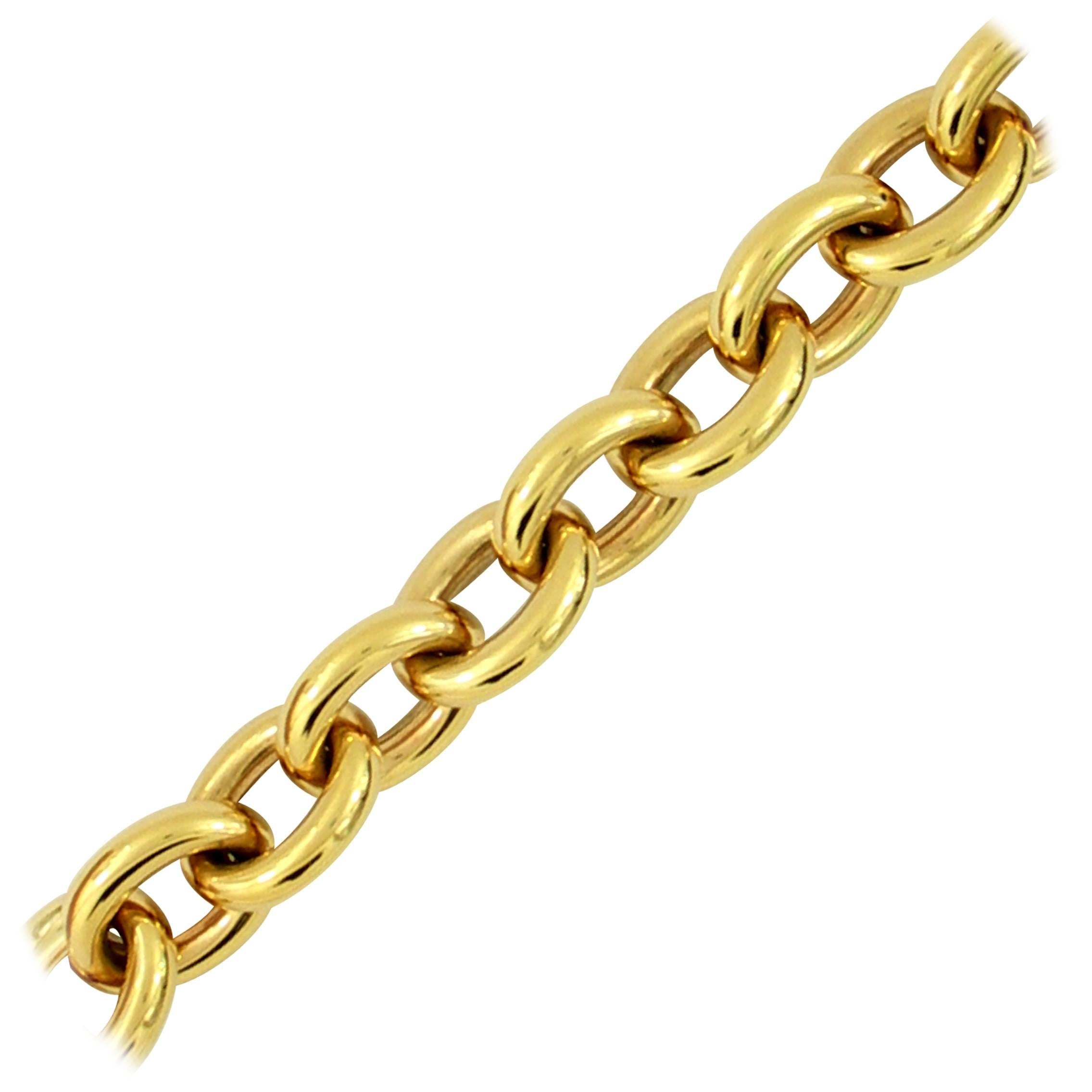 Girovi Gold Cable Link Bracelet