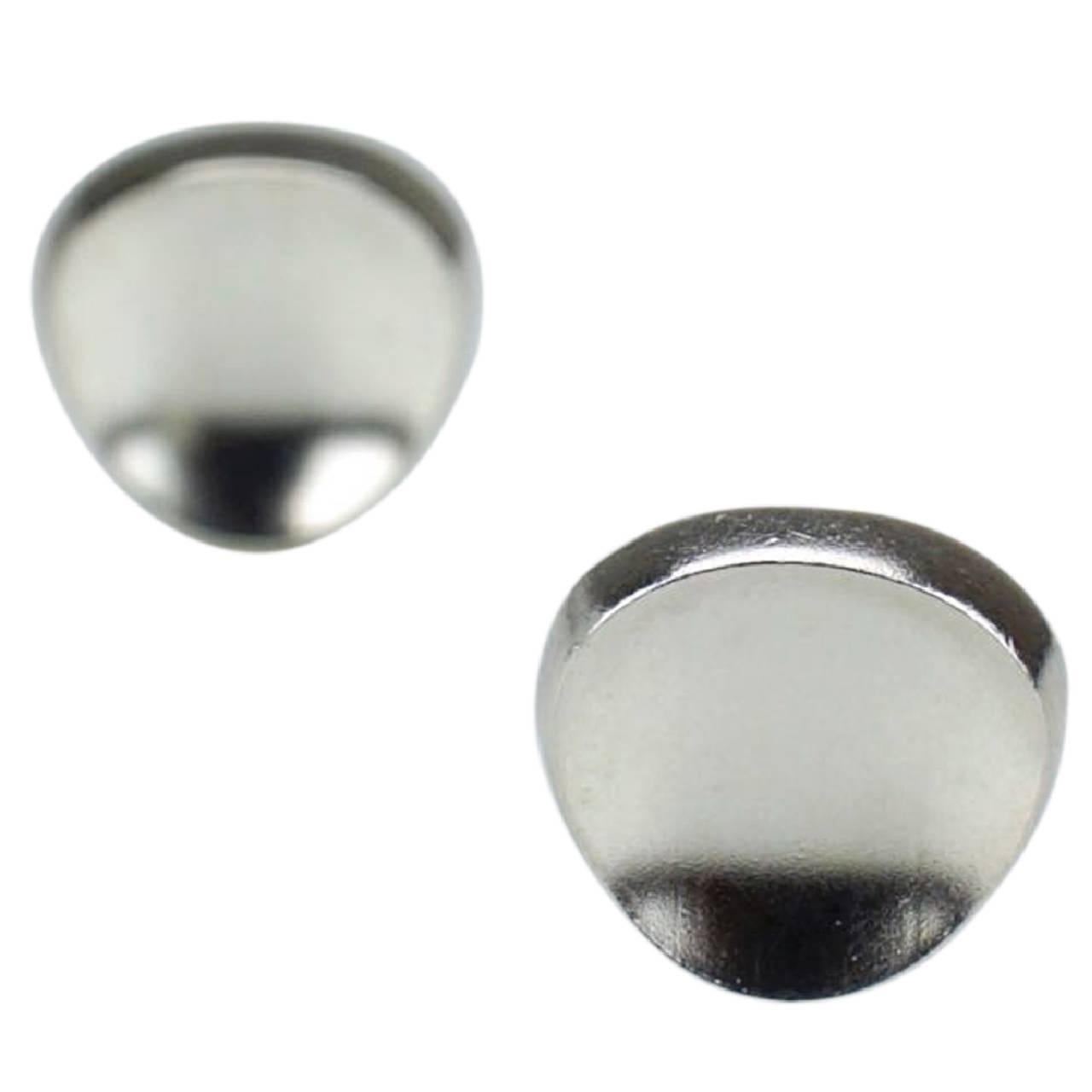 Bent Knudsen Modernist silver earrings