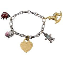 Retro Tiffany & Co Charm Bracelet