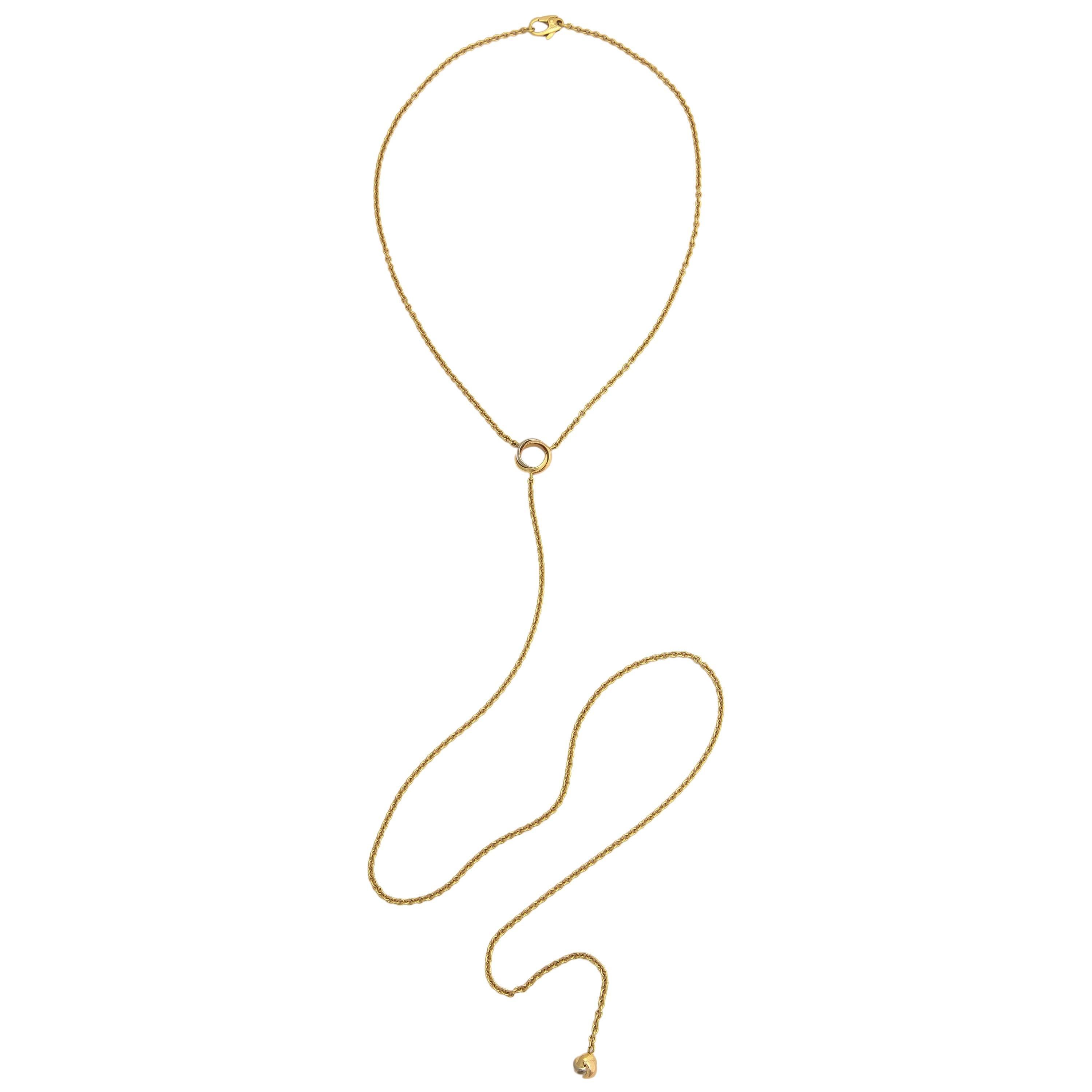 Cartier Gold Lariat necklace